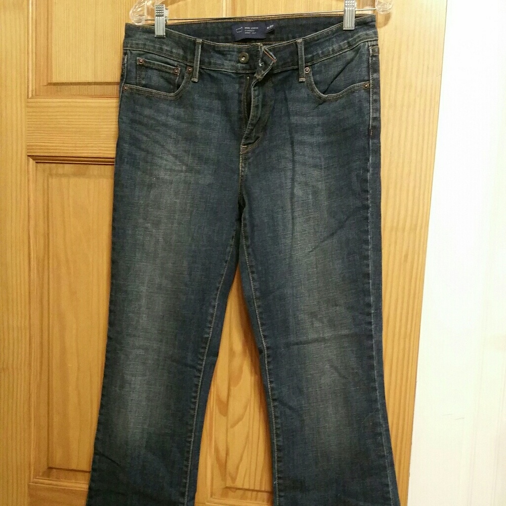 SIZE 8 LEVI'S DEMI CURVE BOOT CUT JEANS